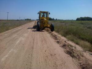 Trabajos de mejora en caminos rurales